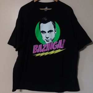 Big Bang Theory Sheldon Cooper Bazinga Tee